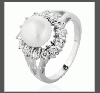 BEST OFFER FROM JXC FACTROY FOR JEWELRY（elegant simple style pearl ring）